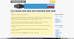 Desktop Screenshot of driverpacks.net