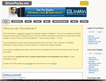 Tablet Screenshot of driverpacks.net
